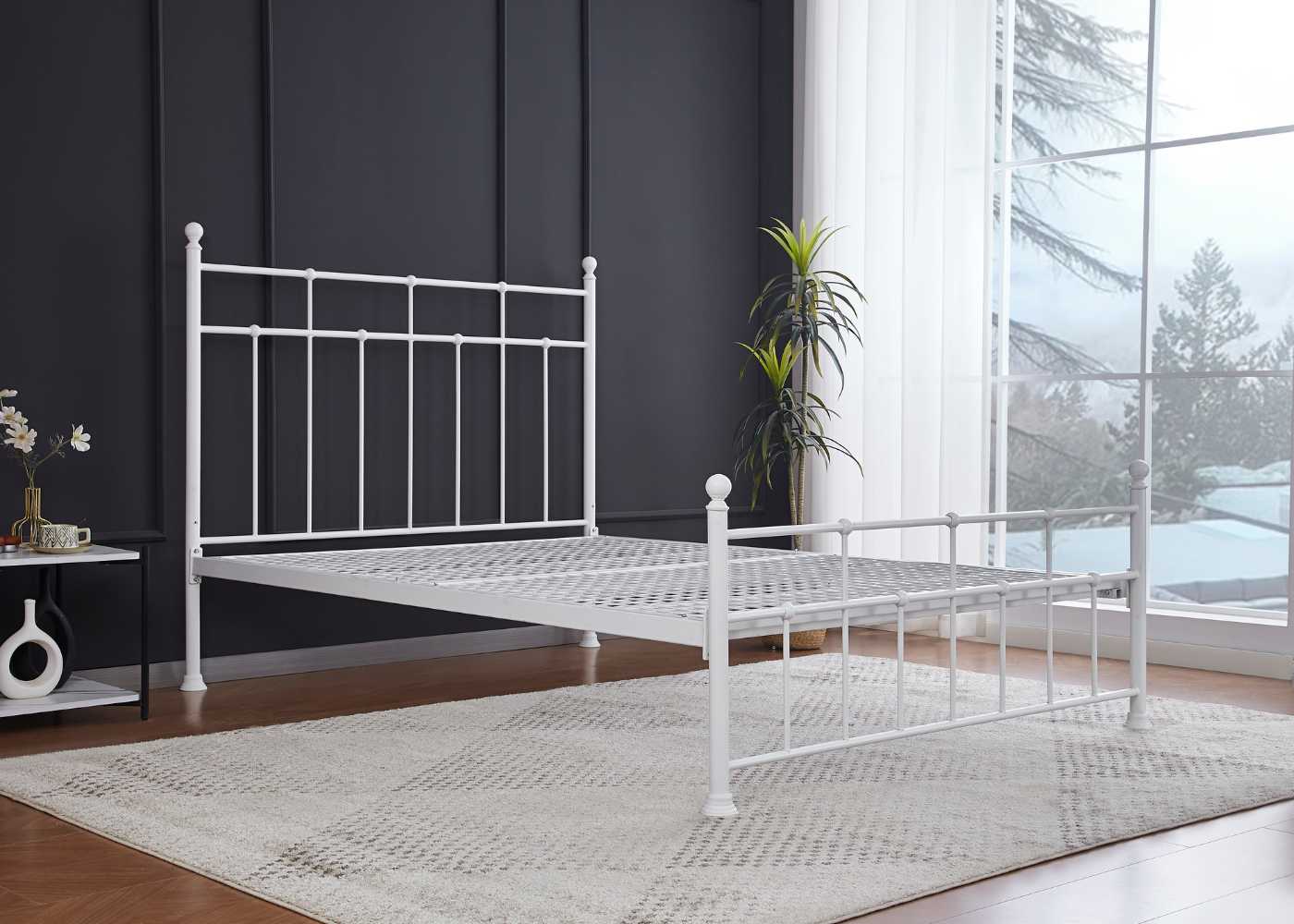 Letton Bed - White
