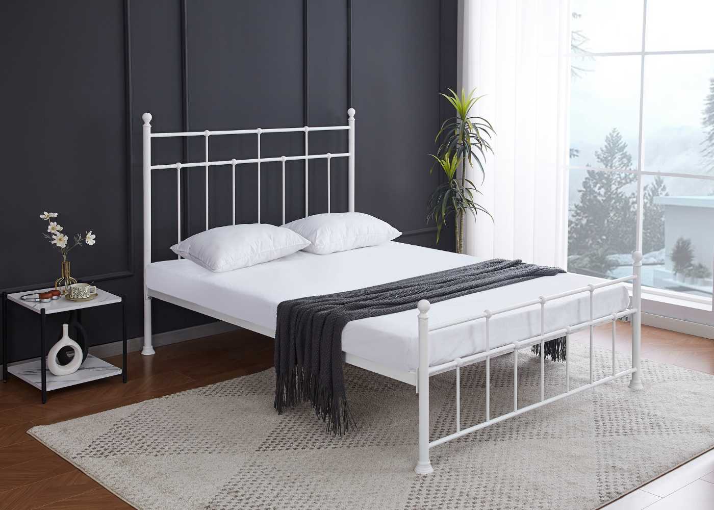 Letton Bed - White
