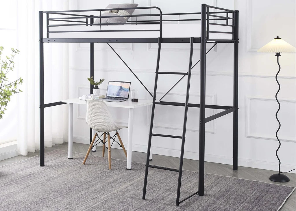 Newton High Sleeper Finished in Black