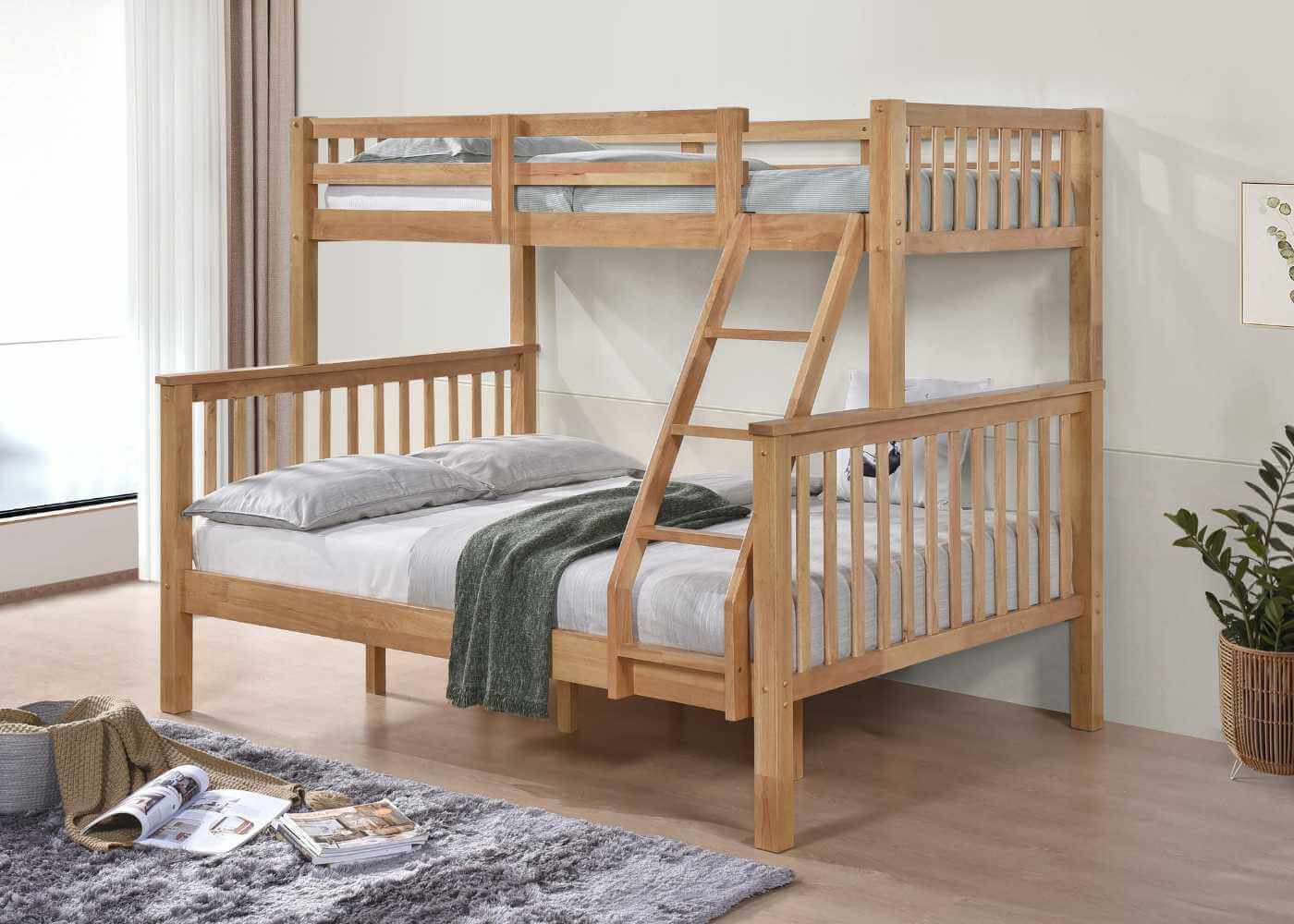 Kelling Triple Bunk - Oak FInish