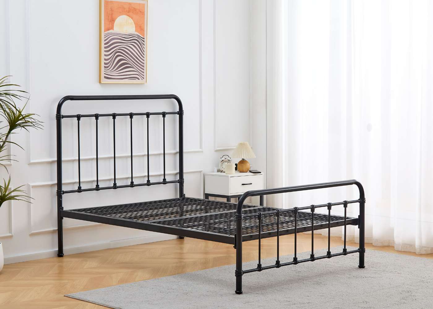 Melton Bed - Black