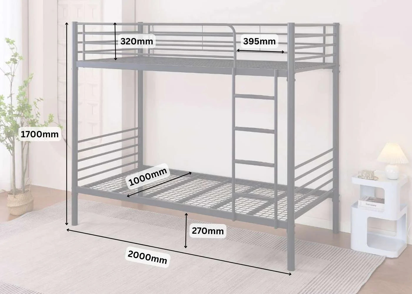 Pentney Bunk - Black