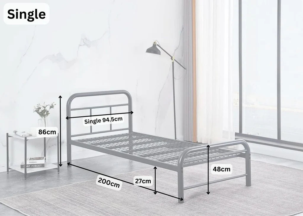 Cromer Bed - Grey