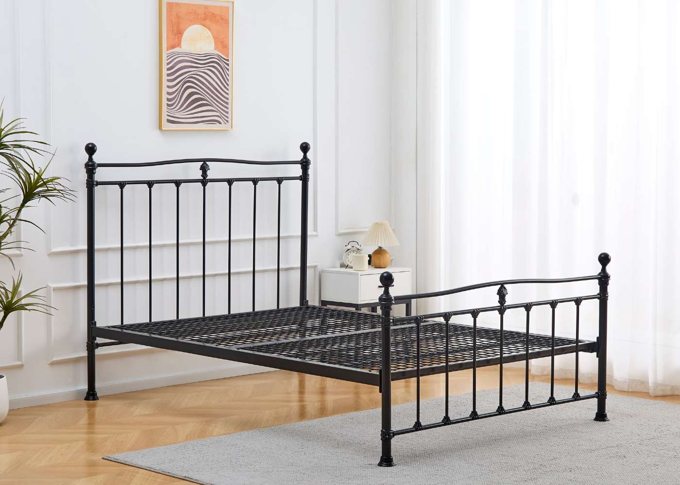 Tunstall Bed - Black