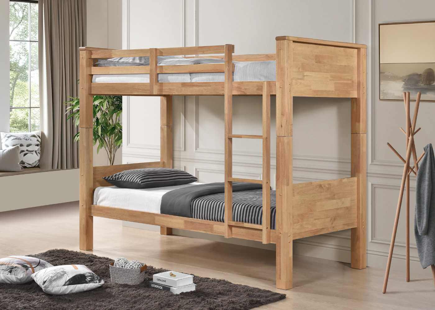Langham Bunk - Oak FInish