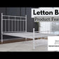 Letton Bed - White