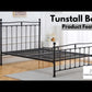 Tunstall Bed - White